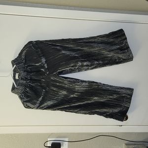 Zara Kids Size 9 corduroy wide leg/ high-waisted bottoms